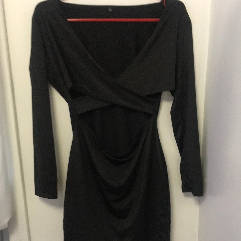 Sexy showy black dress
